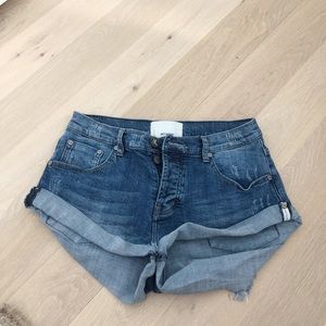 One teaspoon jean shorts